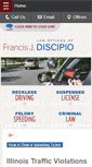 Mobile Screenshot of discipiotrafficlaw.com